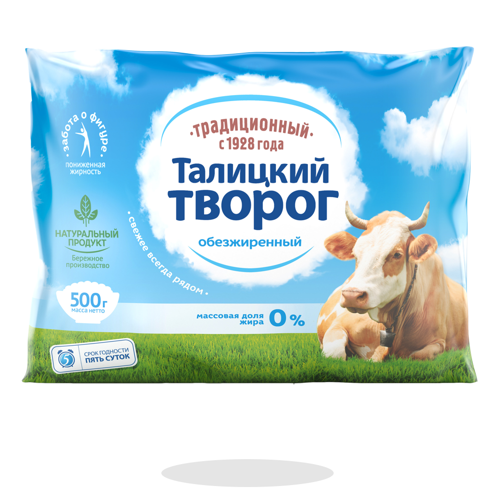 Творог Традиционный 0% Пакет